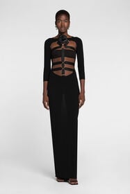 RC Harness Maxi Dress Black PWT144-RJ030