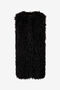 JC Sleeveless Faux Fur Top JC Sleeveless Faux Fur Top Black TFT155-TF222