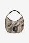 JC Hobo Bag With Tiger Skin Print JC Hobo Bag With Tiger Skin Print Ivory/Black UFB116-UF485