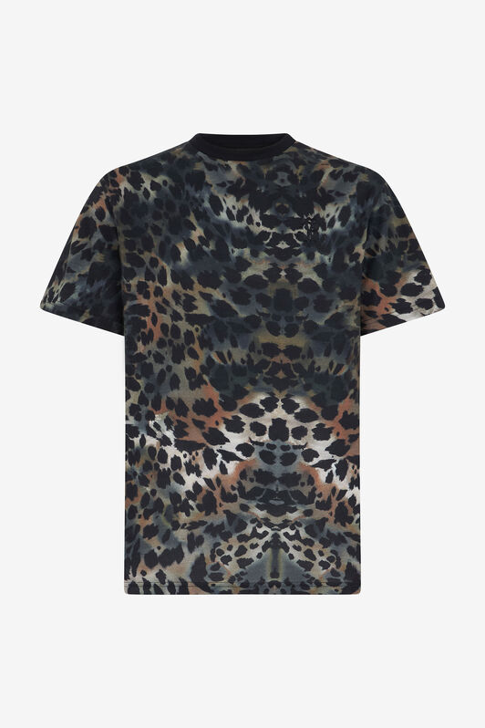 RC Jaguar Skin print T-shirt MILITARY GREEN OOT60J-JFO63