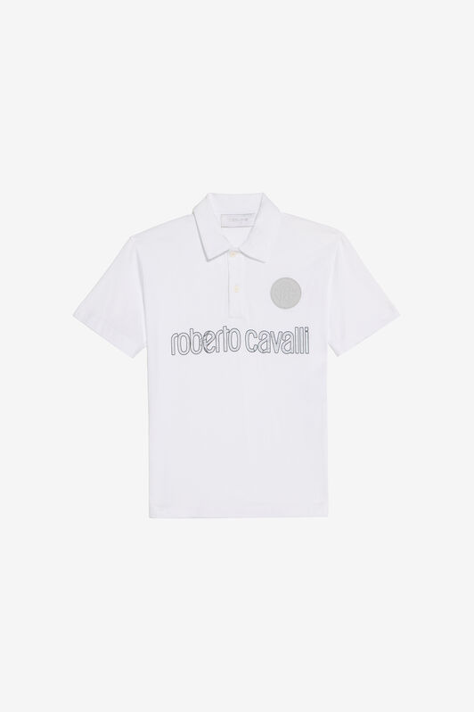 JU White Logo Polo JU White Logo Polo OPTICAL WHITE VJT64E-JD001
