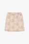 JU Monogrammed Beige A-line Skirt JU Monogrammed Beige A-line Skirt Light brown TJT30H-5OM07
