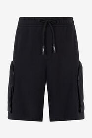 JC Pantalones Cortos Con Maxibolsillos Y Logotipo Negro UFT008-UF028