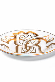 HO Monogram Gold 2 Bread Plates Set Gold RALA50-IA055