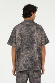 JC Faded Effect T-Shirt with All-Over Lettering 899+316 VFT040-VF084