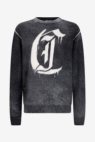 JC Pull Noir Délavé  BLACK VFM008-VF056