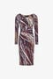 RC Marble Print Dress RC Marble Print Dress Violet TWT140-LNN22