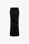 RC Plumage print devorè skirt RC Plumage print devorè skirt Schwarz SWT303-4RL76