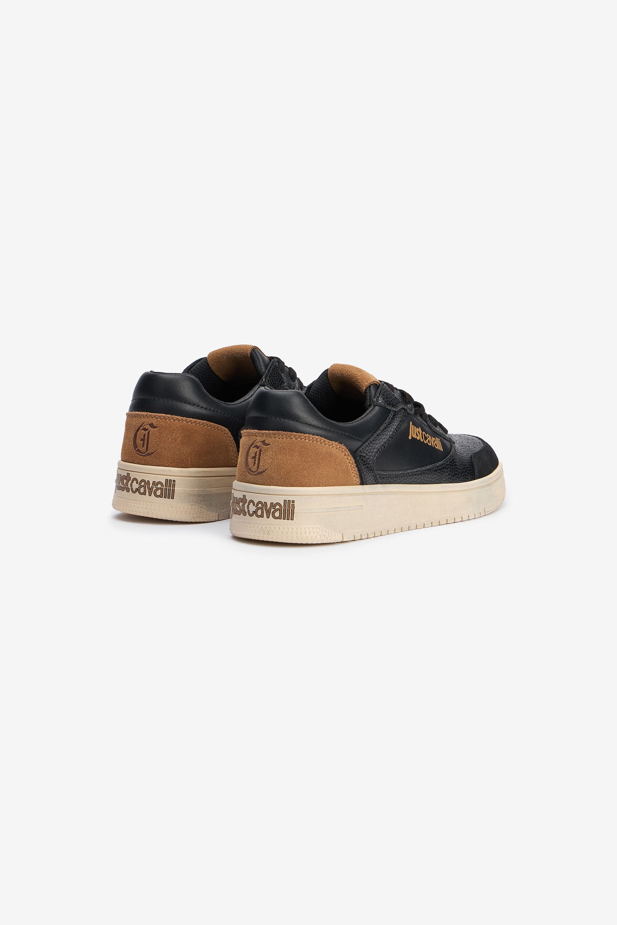 JC Baskets noires avec inserts et logo JC Baskets noires avec inserts et logo BLACK VFS068-VF526