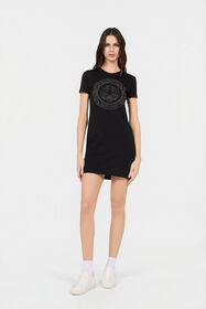 JC Schwarzes Mini Kleid BLACK Q61532-Q0435