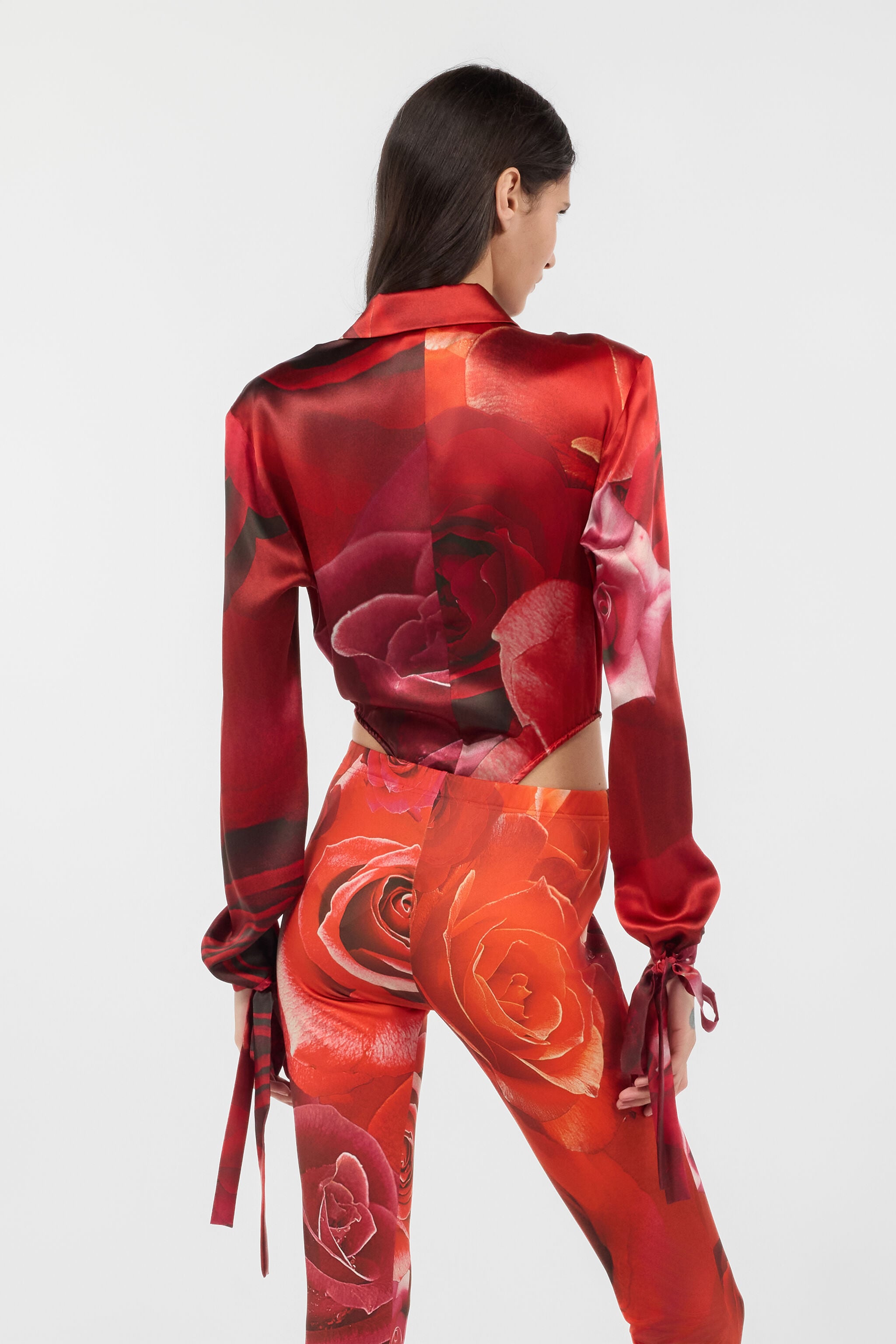 RC Chemise Body À Imprimé Garden Rose RC Chemise Body À Imprimé Garden Rose Rouge UKT706-RYN48