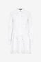 RC Minirobe Chemise Avec Roses Ajourées RC Minirobe Chemise Avec Roses Ajourées Blanc UKR137-CH033