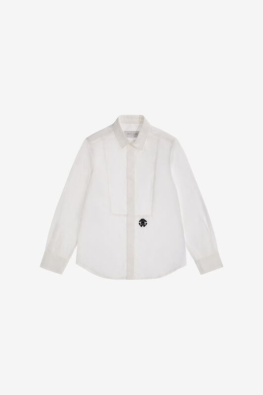 JU Shirt with Logo White SJT708-CH004