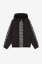 JU Kapuzenjacke mit Logostreifen JU Kapuzenjacke mit Logostreifen Schwarz OJT411-FT169