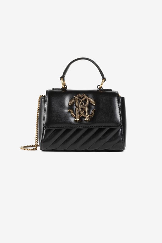 JU Mirror Snake Shoulder Bag JU Mirror Snake Shoulder Bag NERO 191101 PJB022-AB076