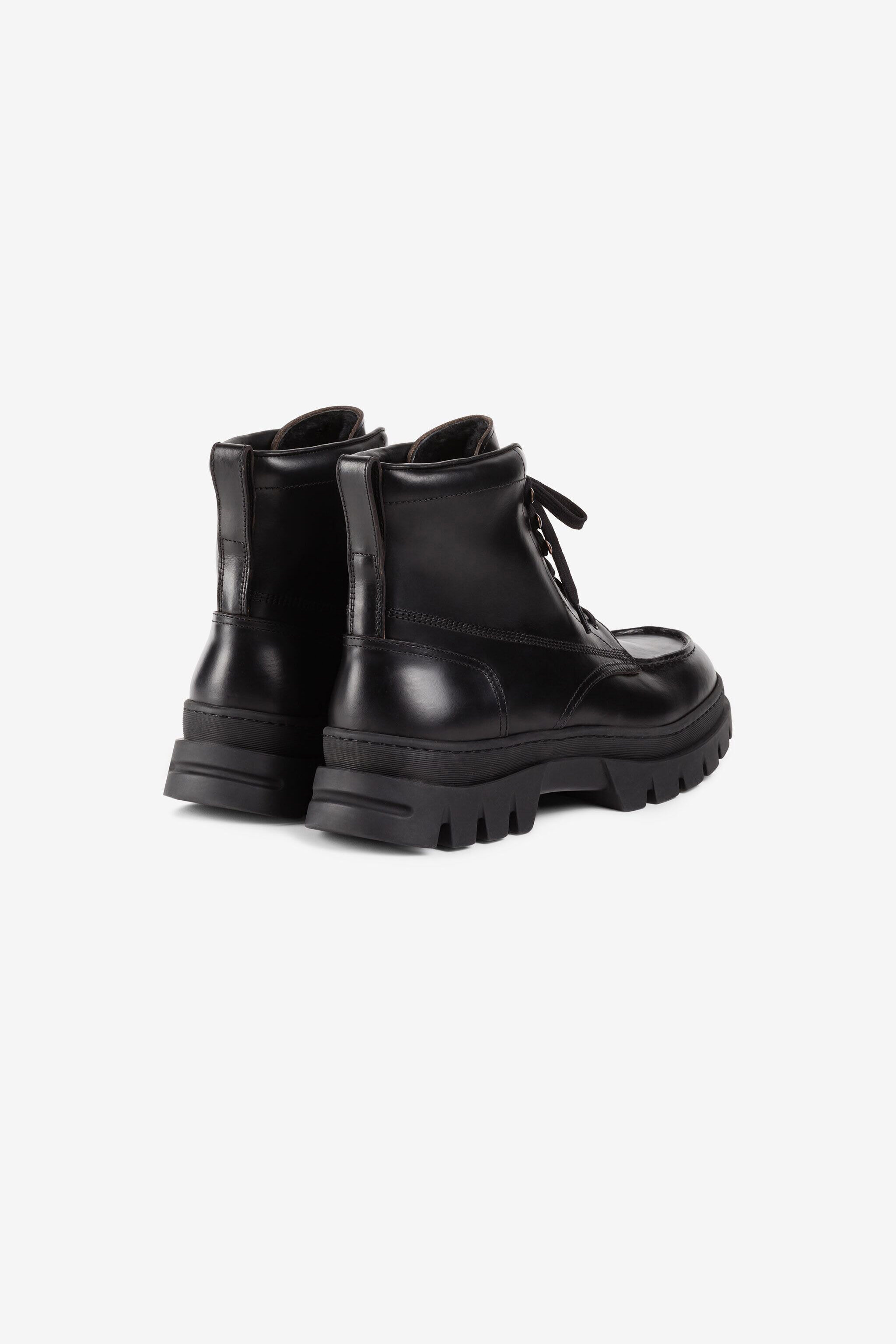 RC Tiger Tooth Leather Boots RC Tiger Tooth Leather Boots Black PRS003-PZ099