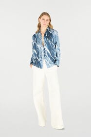RC Marble-Print Shirt RC Marble-Print Shirt Dark blue UKT704-4QN22