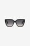 RC Lunettes de soleil avec partie frontale large et féminine RC Lunettes de soleil avec partie frontale large et féminine Noir UALD16-ID211