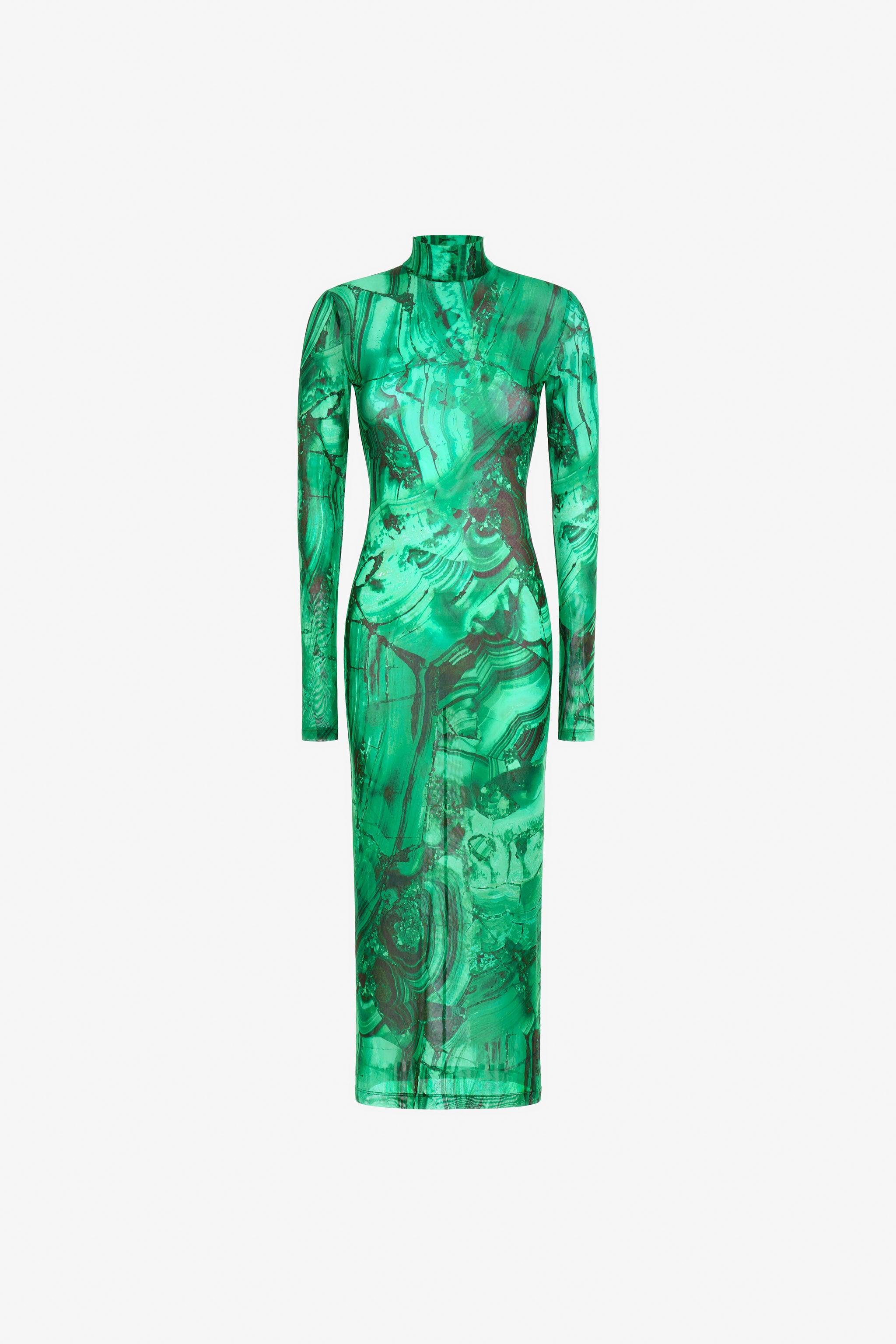 RC Malachite Print Dress RC Malachite Print Dress Green TKT130-6HN06