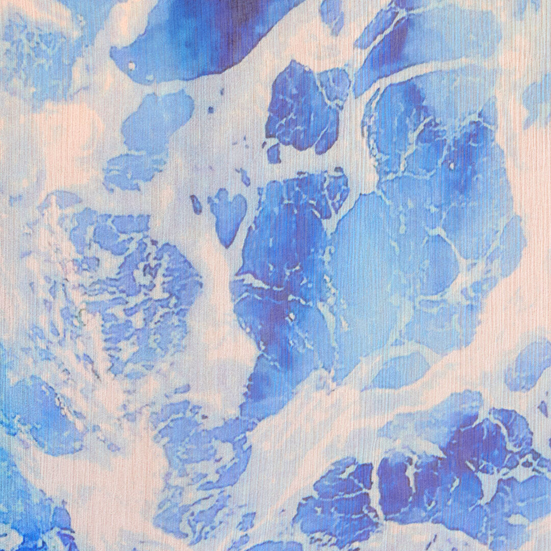 RC Female Silk Shirt Azul UWT725-CKN94