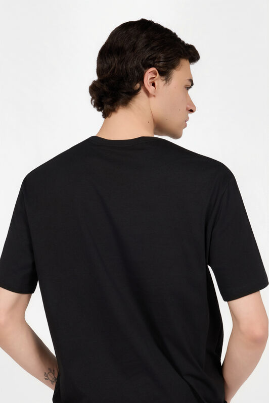 JC Black T-Shirt with Logo BLACK Q61256-Q0159