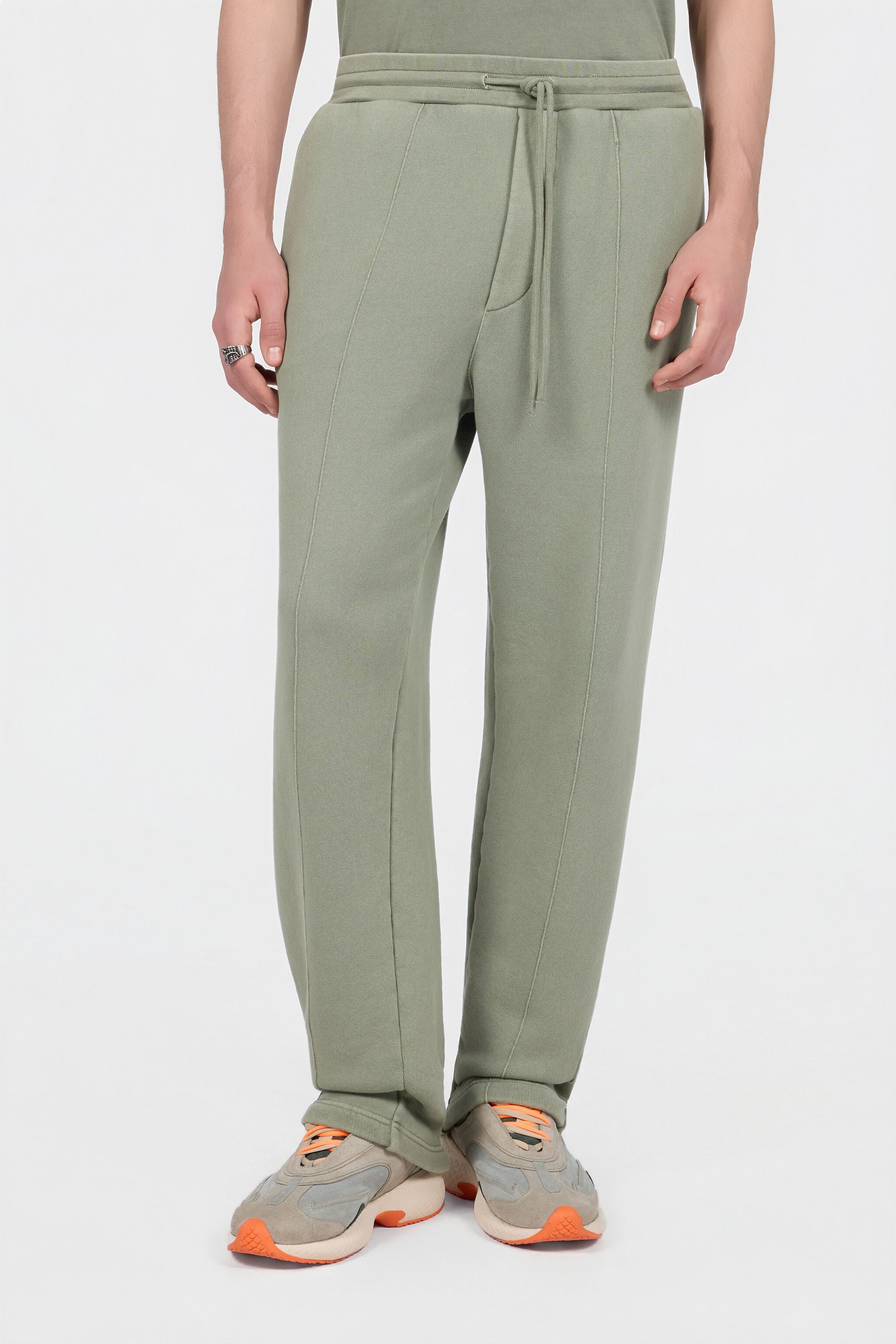 RC Sage Green Cotton Trousers RC Sage Green Cotton Trousers SAGE XNT25F-CF021
