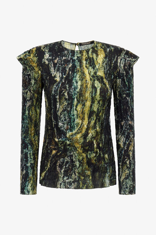 RC Top mit Marble-Print RC Top mit Marble-Print Dunkelgrün TWT600-7NN20