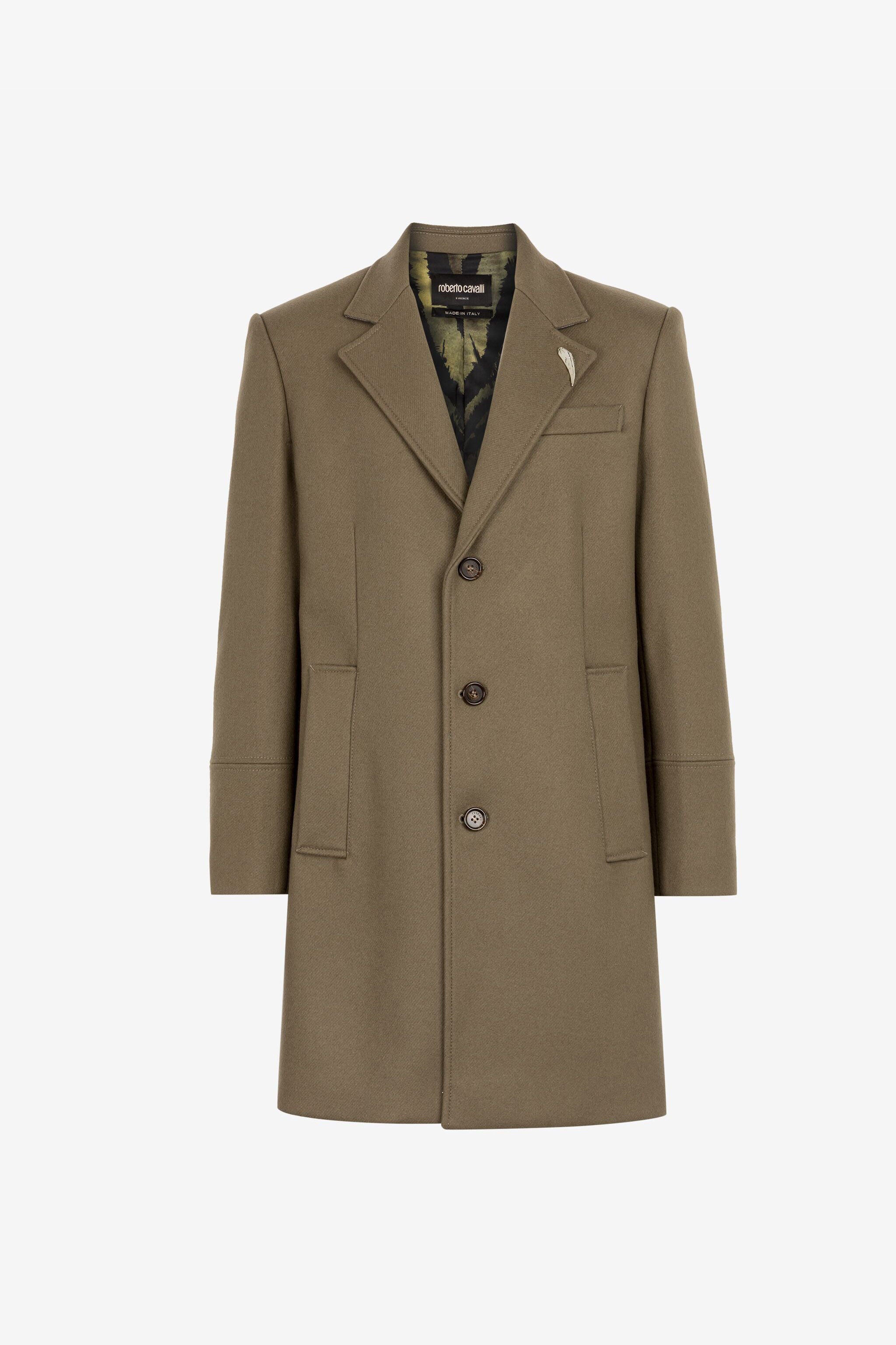 RC Tiger Tooth Single-Breasted Coat Dark green RRT515-WH001