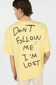 JC Yellow T-Shirt With Logo POP CORN WFT069-WF099