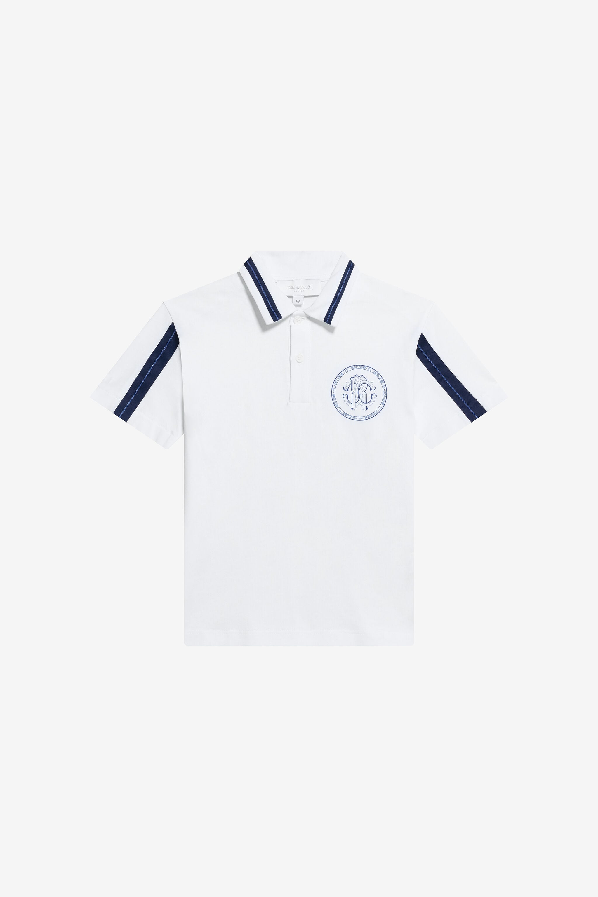 JU Cotton Polo Shirt JU Cotton Polo Shirt OPTICAL WHITE TJT61I-JD001