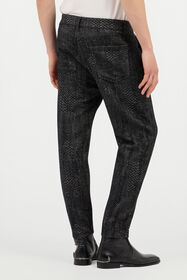 JC Black Textured Trousers BLACK VFT016-VF016