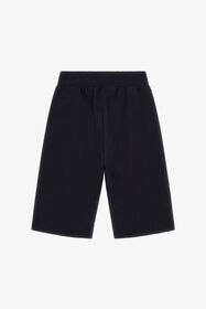 JU Logo Print Cotton Sweatpants Black TJT20S-CF050