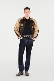 RC Bomberjacke Mit Tigern Braun VRT463-KU034