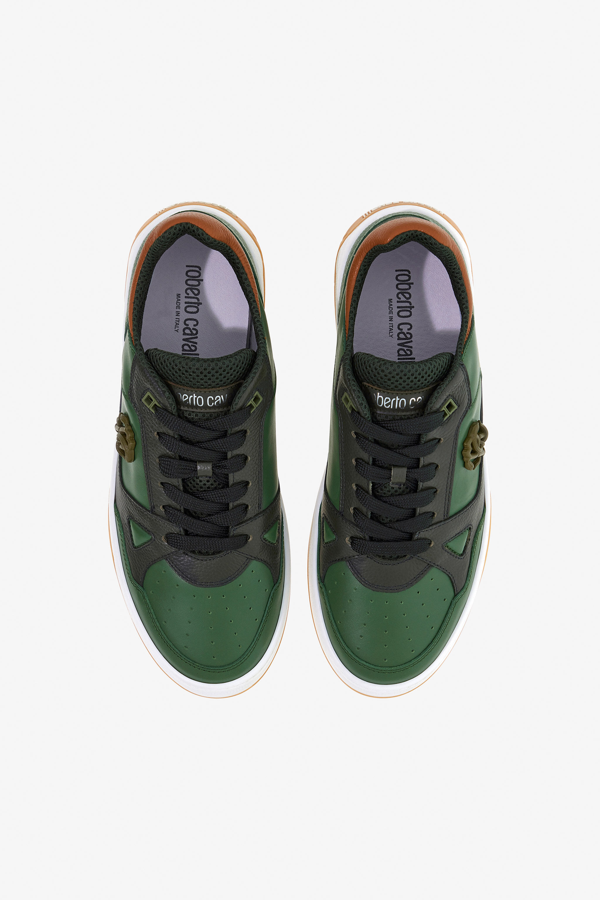 RC RC logo Sneakers RC RC logo Sneakers Dark green SRS045-PZA01