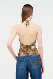 RC Baby Jaguar Print Top BROWN WQT604-LNR31