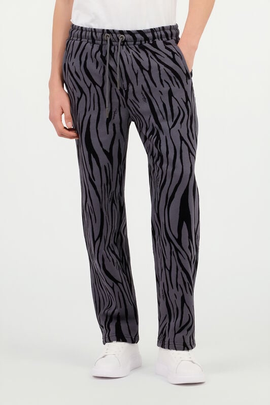 RC Joggers con Estampado Animalier Flocado RC Joggers con Estampado Animalier Flocado BLACK ROT20D-5OS30