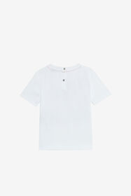 JU T-shirt en coton avec logo OPTICAL WHITE VJT611-JD001