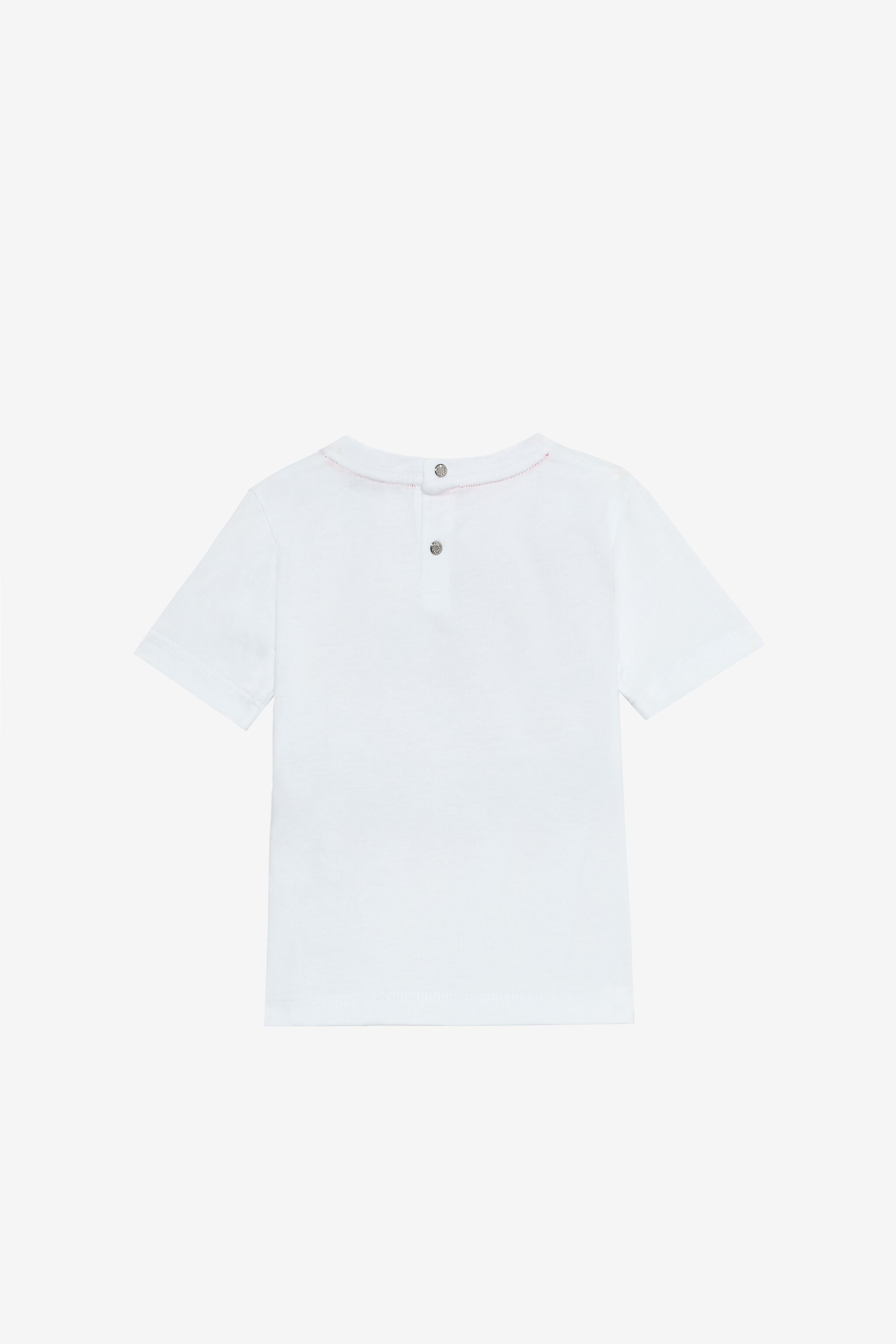 JU T-shirt in cotone con logo OPTICAL WHITE VJT611-JD001