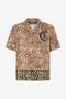 JC Chemise Jaguar Skin Avec Monogramme JC JC Chemise Jaguar Skin Avec Monogramme JC Marron clair UFM011-UF106