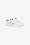 JC Baskets Blanches en Cuir avec Empiècements en Daim JC Baskets Blanches en Cuir avec Empiècements en Daim WHITE UFS016-UF291