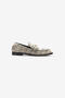 RC Printed Leather Loafers RC Printed Leather Loafers Black/White UKS038-PZ587