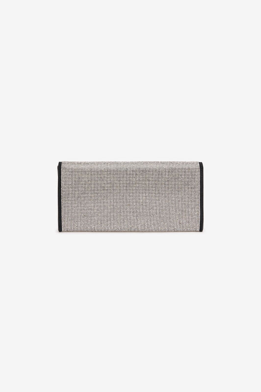 RC Clutch With Crystals And Mirror Snake Monogram RC Clutch With Crystals And Mirror Snake Monogram CRYSTAL POB00D-PZO09