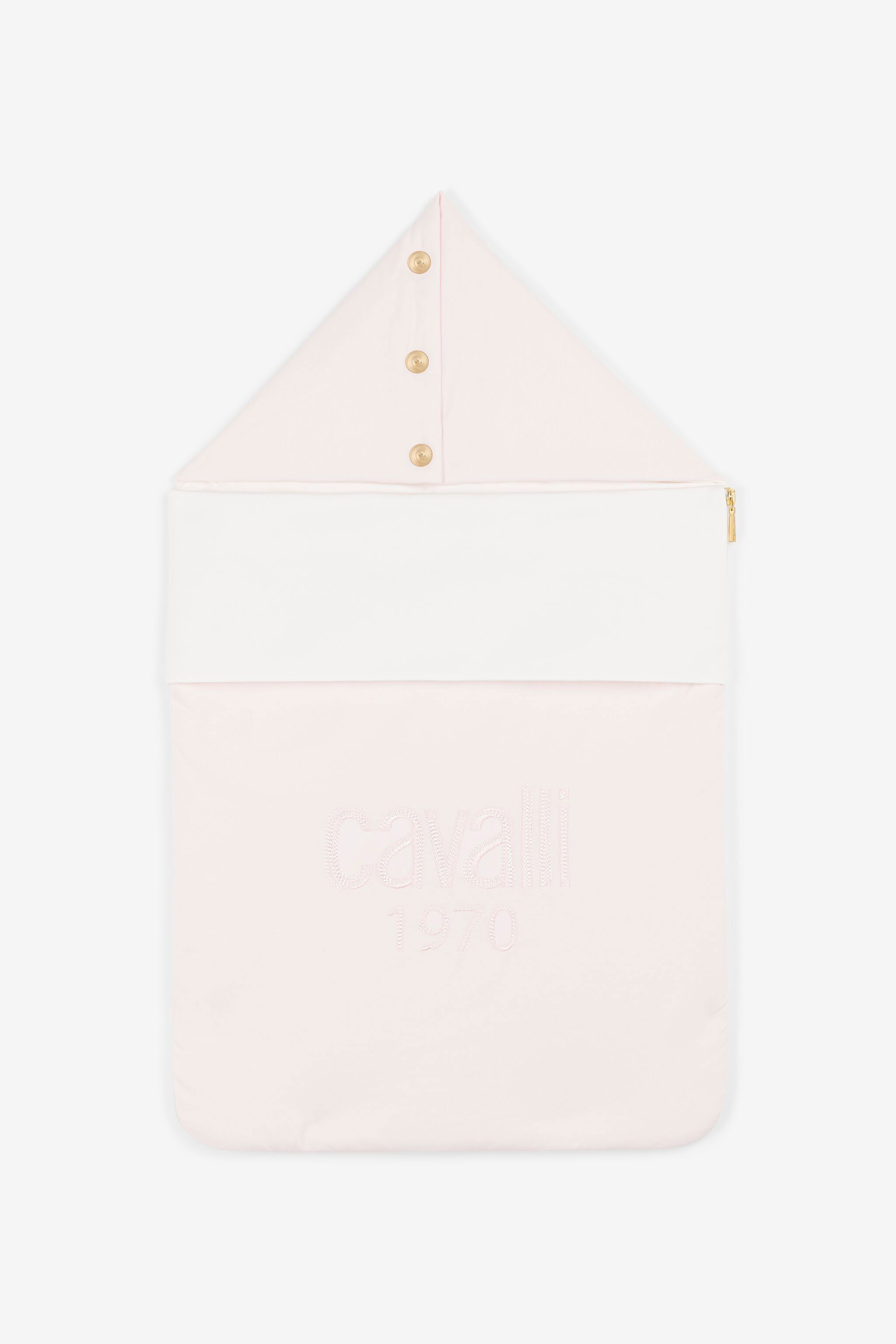 JU Logo-Embroidered Baby Nest JU Logo-Embroidered Baby Nest Pink OJT824-ISA2J