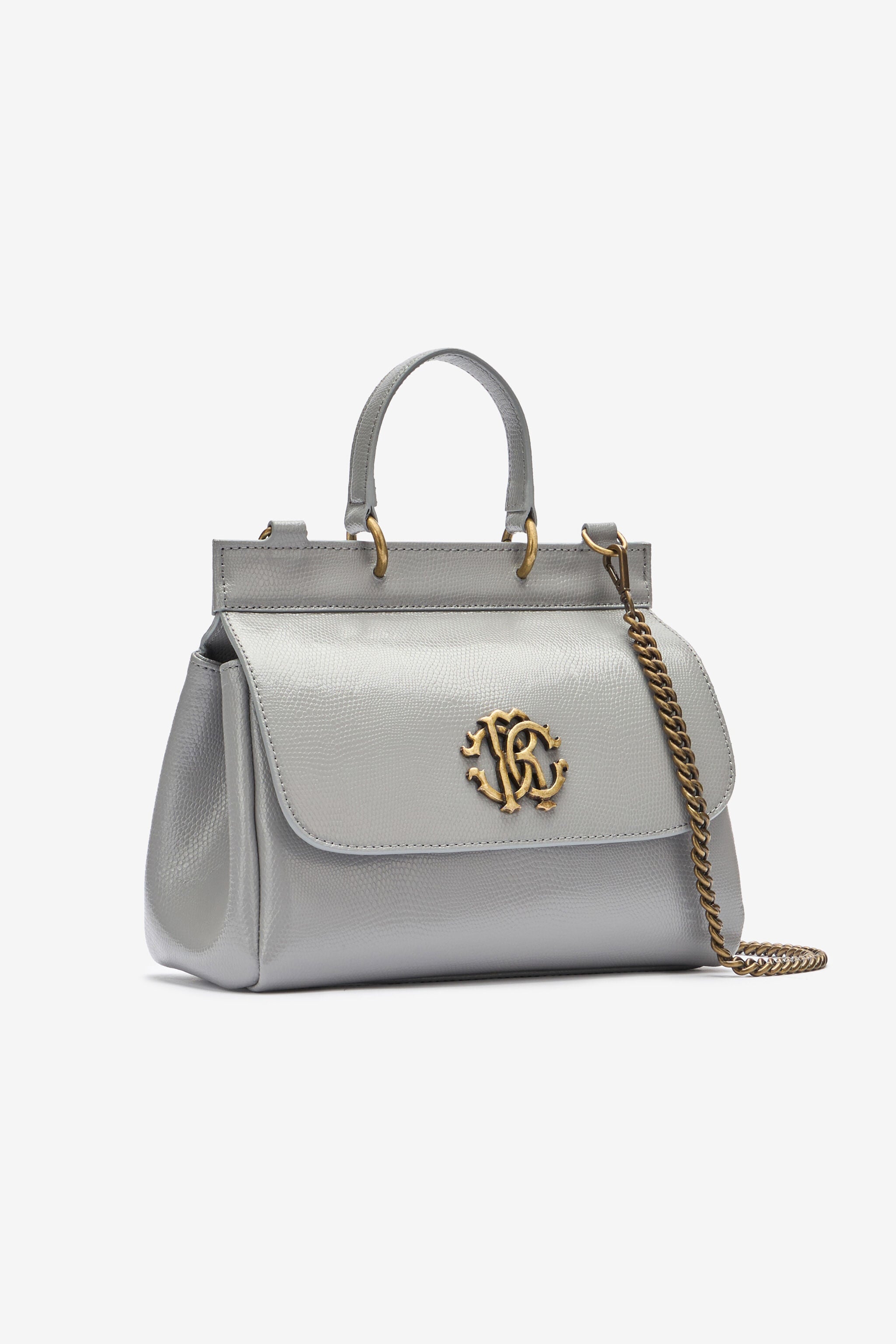 RC Handbag with Monogram RC RC Handbag with Monogram RC Gray OOB00A-PZ015