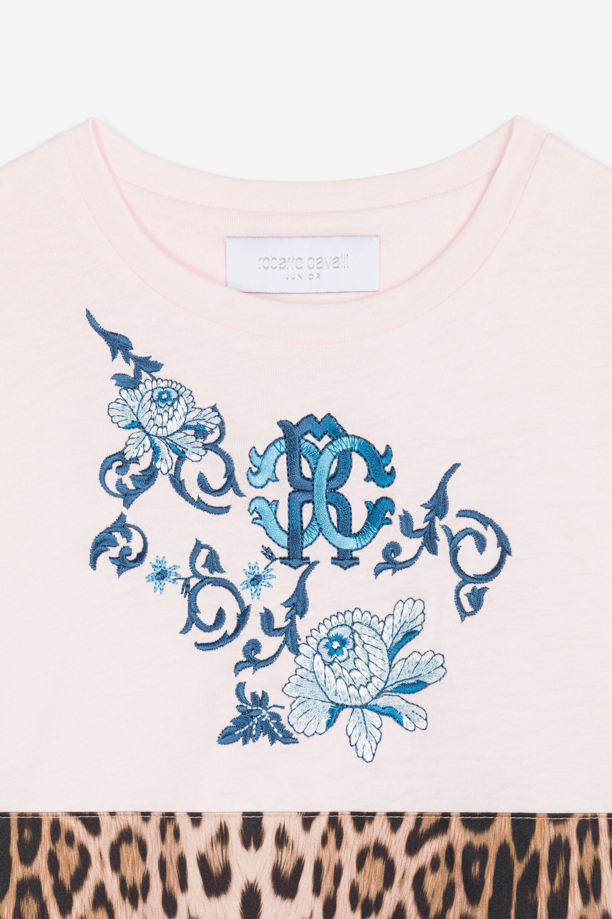 JU Skaterkleid mit Leoparden-Print JU Skaterkleid mit Leoparden-Print Rosa RJT116-JD001