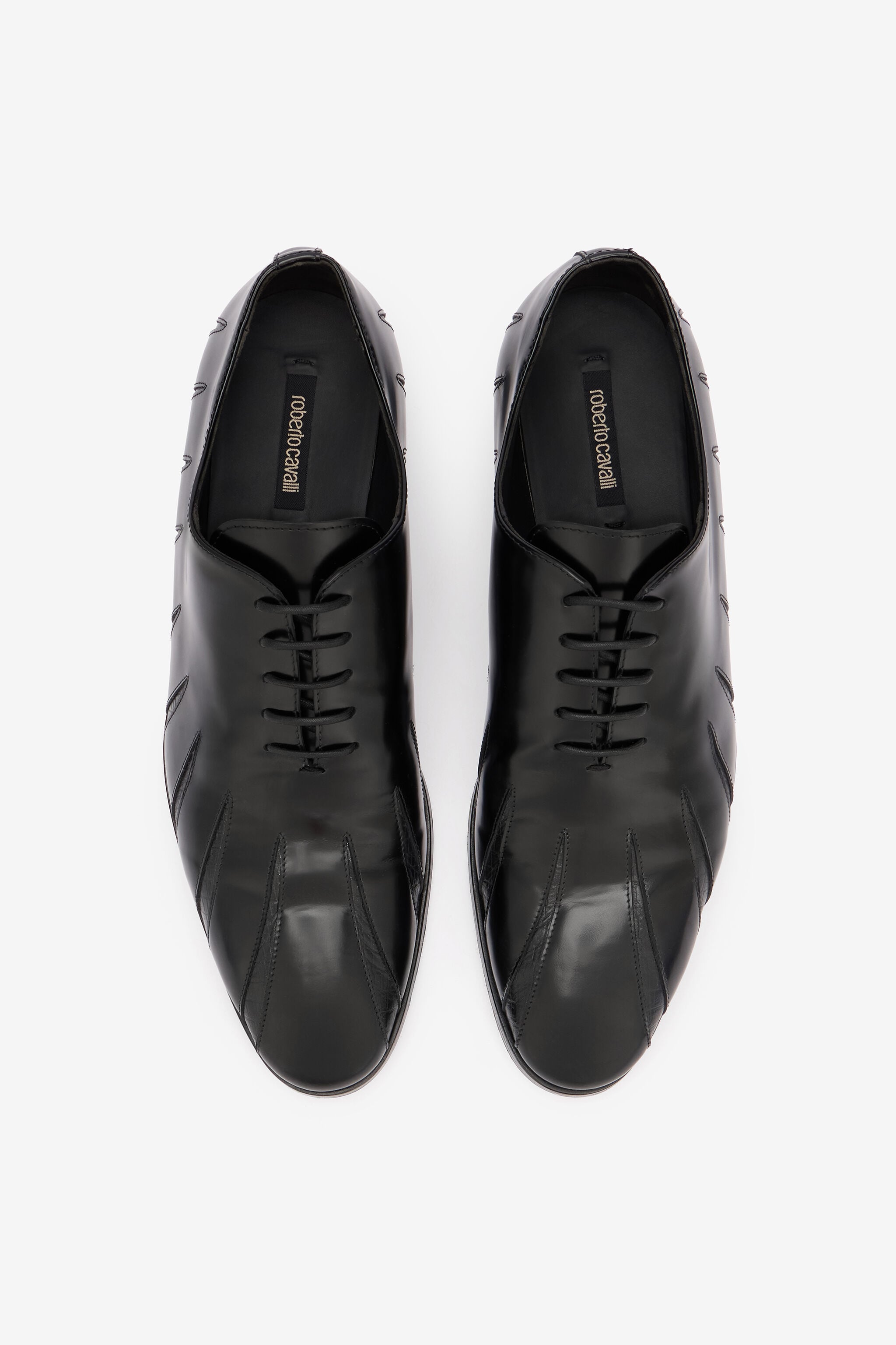 RC Schwarze Schnürschuhe RC Schwarze Schnürschuhe BROWN QOS00C-PZ577