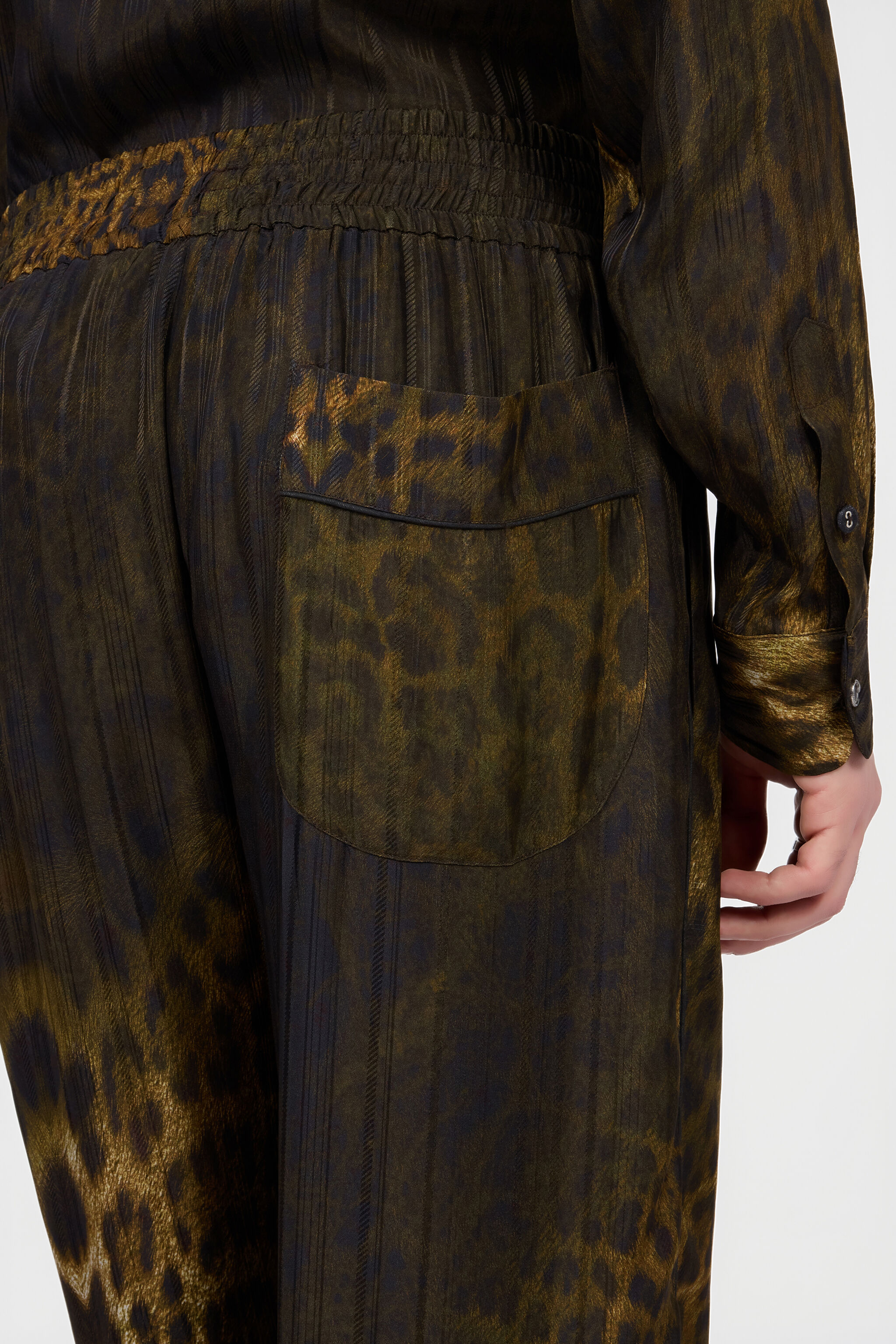 RC Jaguar Print Trousers RC Jaguar Print Trousers DARK GREEN/BLACK XNT265-4QR30