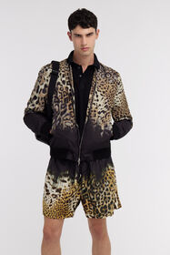 RC Jaguar Skin print bomber jacket Hellbraun SRT460-5RL43