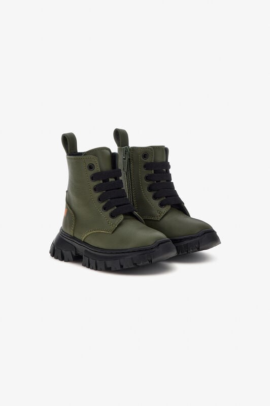 JU Stiefelette mit RC-Logo JU Stiefelette mit RC-Logo Dunkelgrün RJS00L-PZJ02