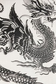 RC Cotton Shirt With Dragons White VNT712-CH026